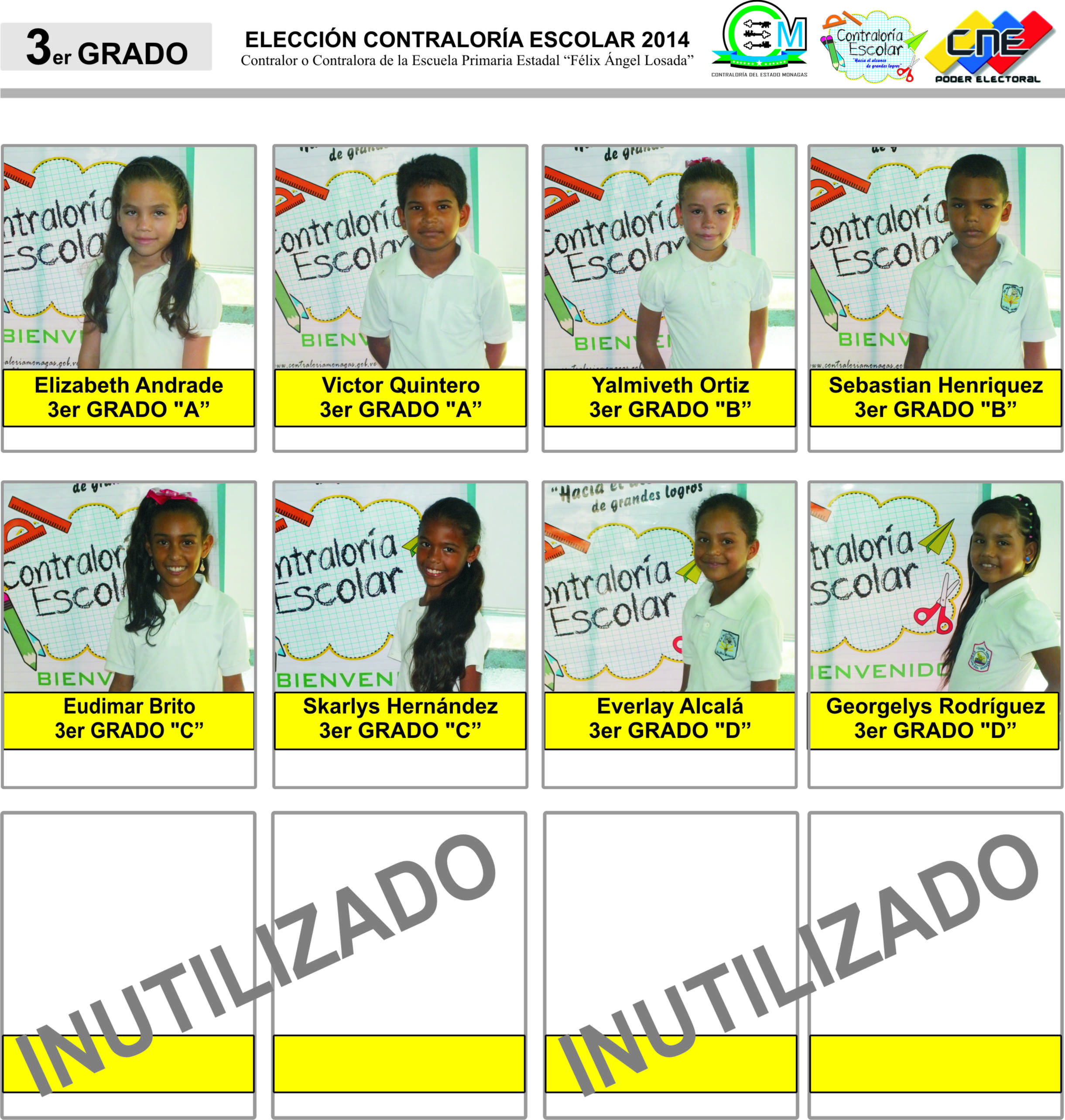 Estudiantes se postulan como candidato a Contralor Escolar