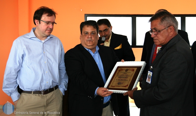 Autoridades de la CGR presente en la juramentación de Comanrepol