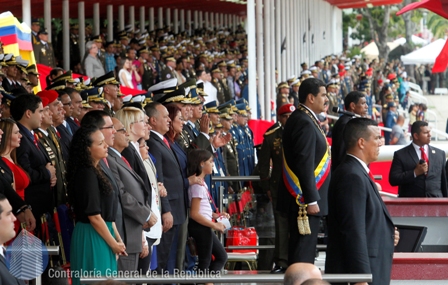 Contralor General asistió a la Sesión solemne de la AN y desfile de Los Próceres