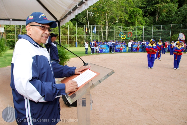 Inauguración de la exposición y XX Juegos Deportivos de la CGR