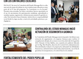 Monagas Bajo Control enero 2026