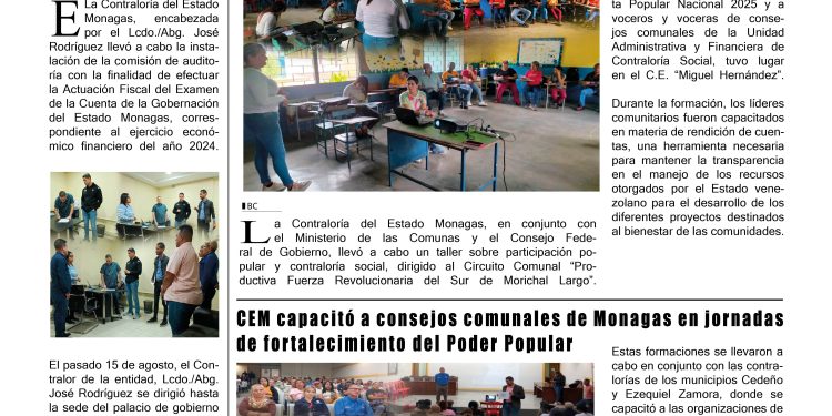 Monagas Bajo Control Agosto 2025
